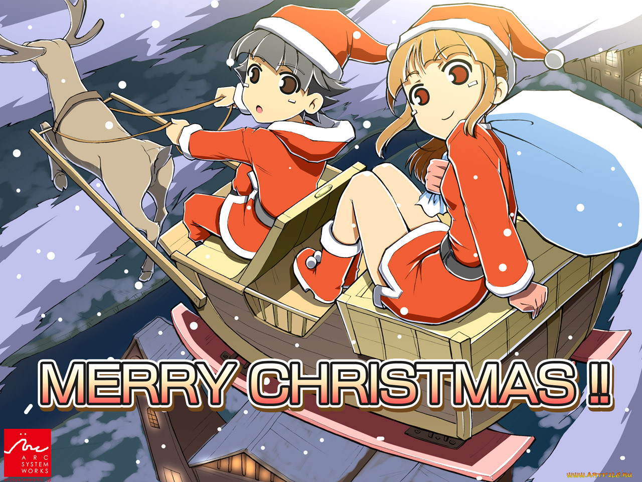 , merry, chrismas, winter